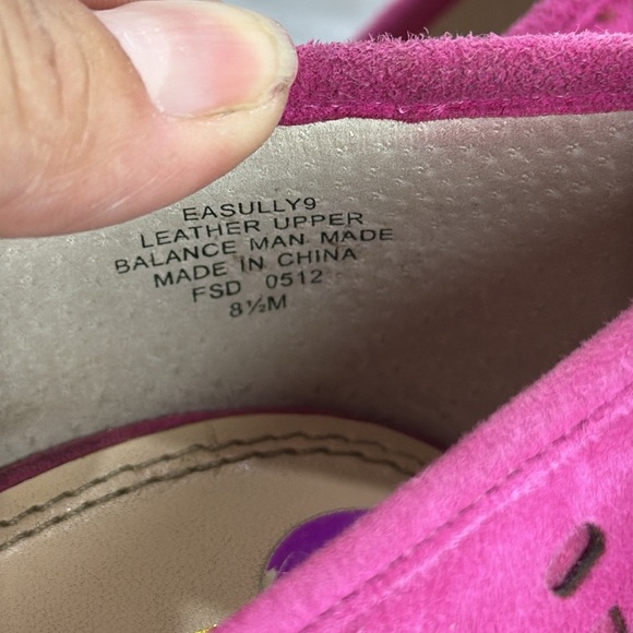 (N8) ENZO Sully Pink Suede Laser Cut Platform Heels Women's Size 8.5 - Picture 8 of 15